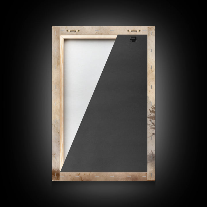 Dawn Chapel Grace – Framed Canvas Print – Christian Art Canvas – Christian Wall Art – Minimalist Christian Art – Christian Painting