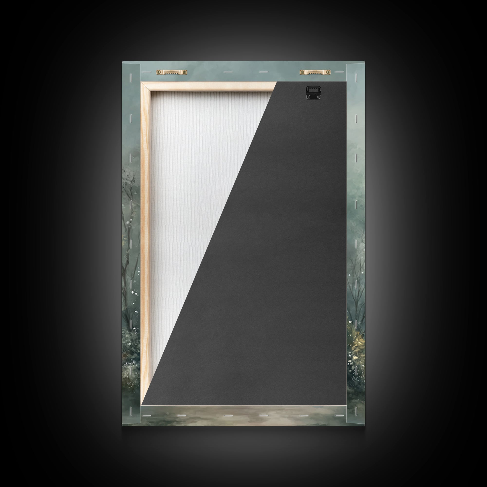 Garden Of Peace – Framed Canvas Print – Christian Art Canvas – Christian Wall Art – Christian Art Painting – Subtle Christian Art