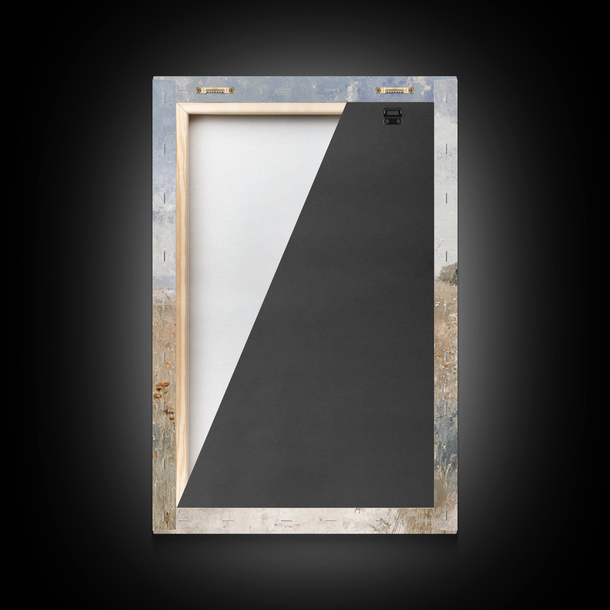Meadow Journey – Framed Canvas Print – Christian Wall Art – Christian Art Canvas – Christian Painting – Minimalist Christian Art