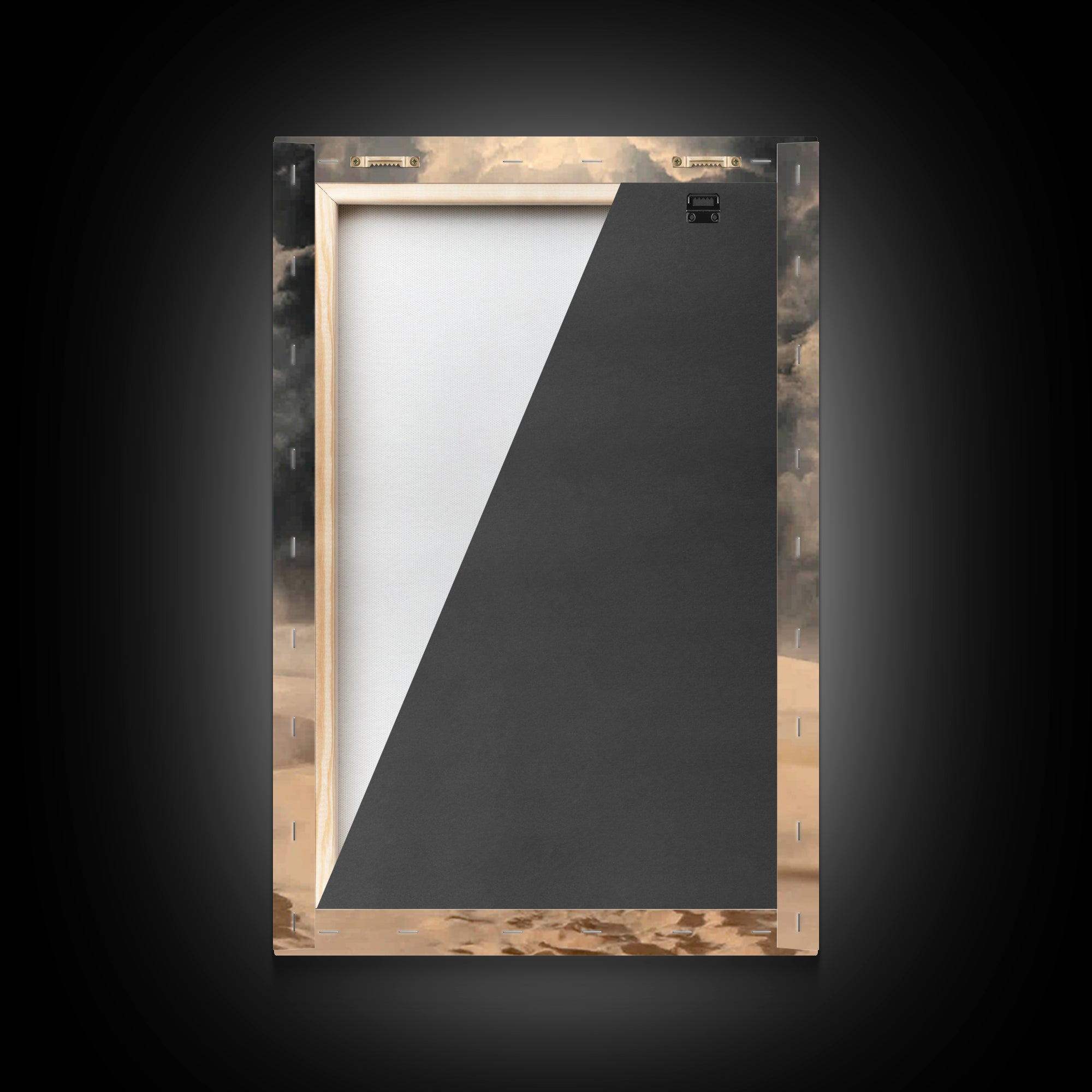 Desert Walk Light – Framed Canvas Print – Christian Art Canvas – Christian Wall Art – Jesus Painting – Modern Christian Art – Christian Gif