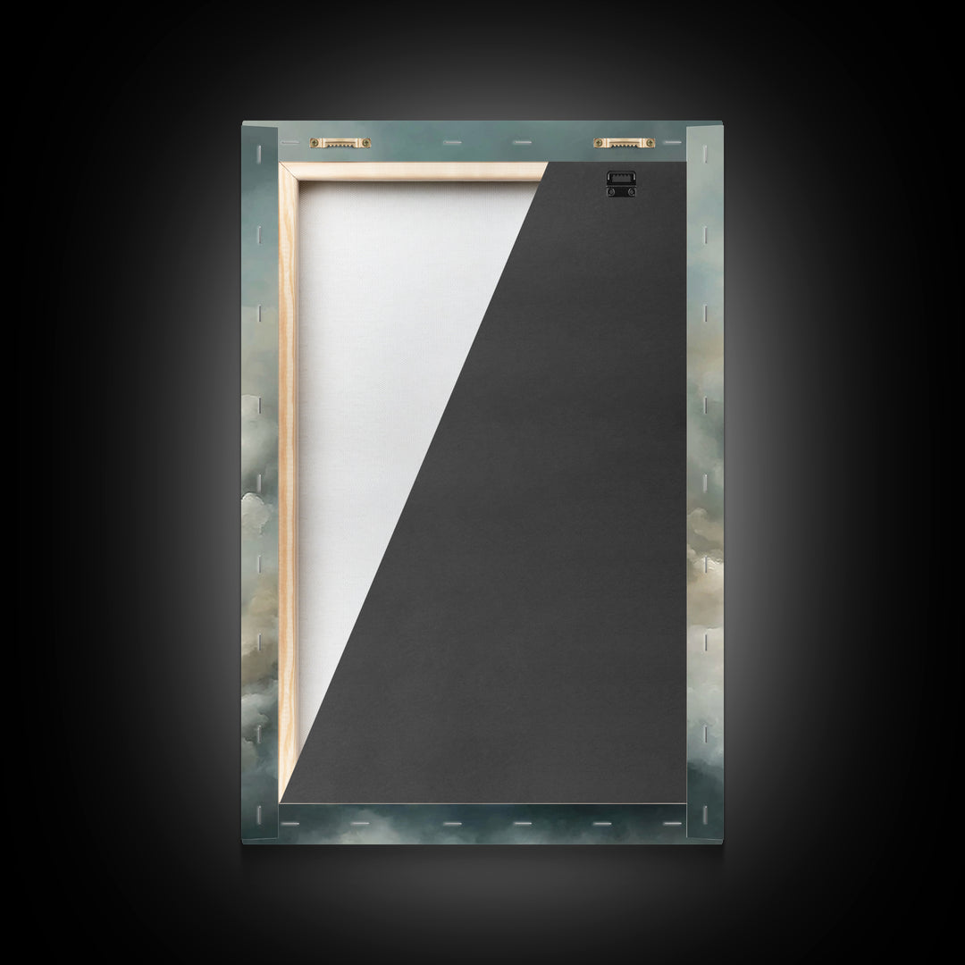 Sacred Silence – Framed Canvas Print – Christian Wall Art – Minimalist Christian Art – Subtle Christian Art – Christian Art Prints – Christ