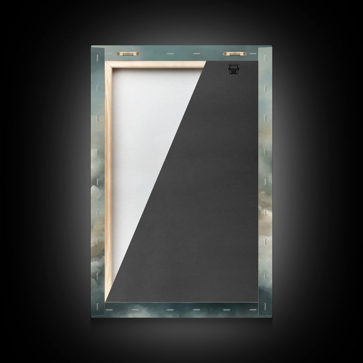 Sacred Silence – Framed Canvas Print – Christian Wall Art – Minimalist Christian Art – Subtle Christian Art – Christian Art Prints – Christ