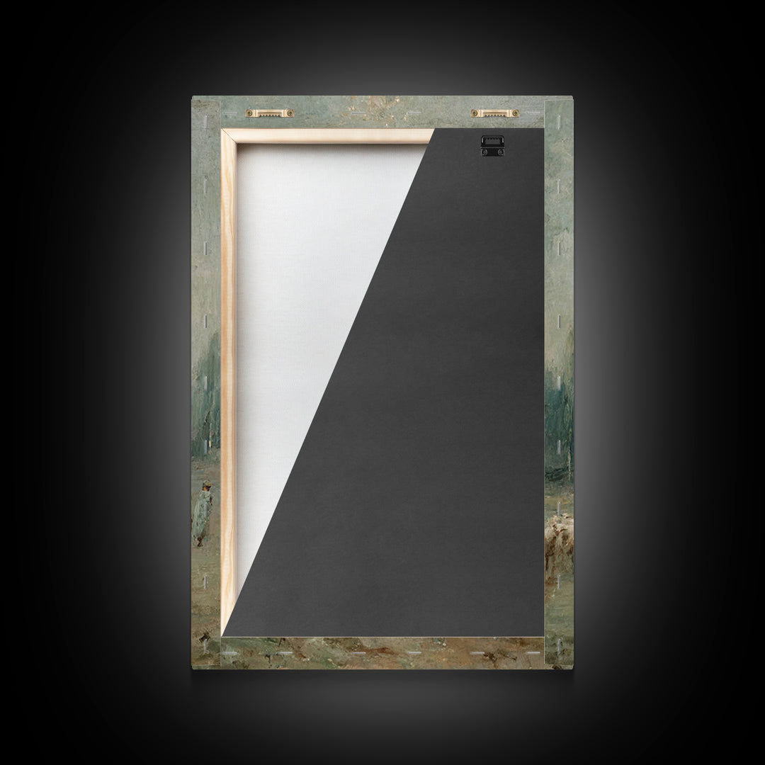 Valley Of Stillness – Framed Canvas Print – Christian Wall Art – Abstract Christian Art – Christian Art Print – Framed Christian Art – Chri