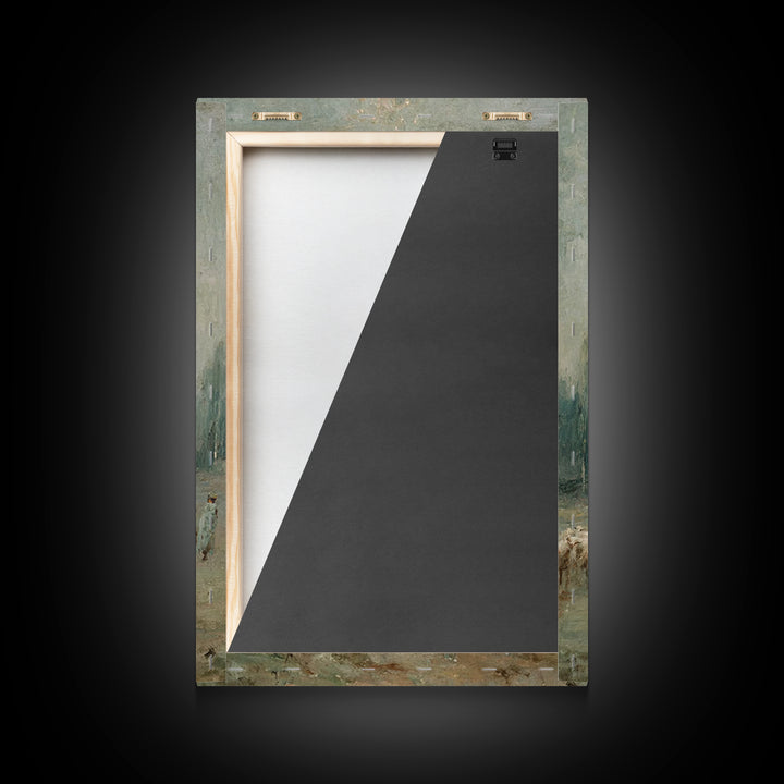 Valley Of Stillness – Framed Canvas Print – Christian Wall Art – Abstract Christian Art – Christian Art Print – Framed Christian Art – Chri