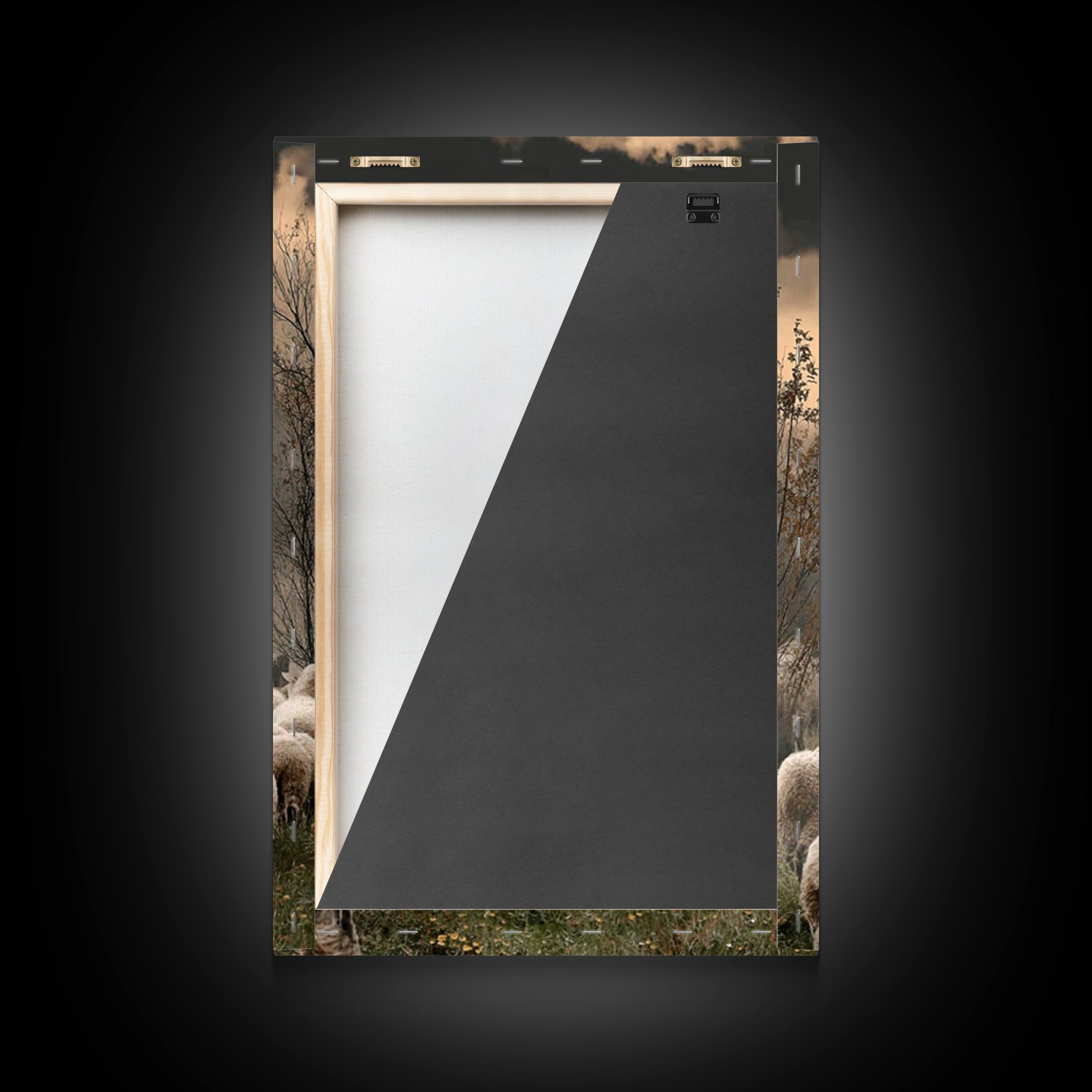 Shepherd Of Morning – Framed Canvas Print – Christian Decor For Home – Christian Art Canvas – Jesus Painting – Christian Wall Art – Christm
