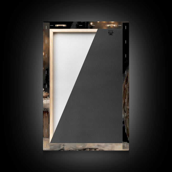 Guiding Wisdom – Framed Canvas Print – Christian Wall Art – Jesus Painting – Christian Art Canvas – Modern Christian Art – Christian Gift
