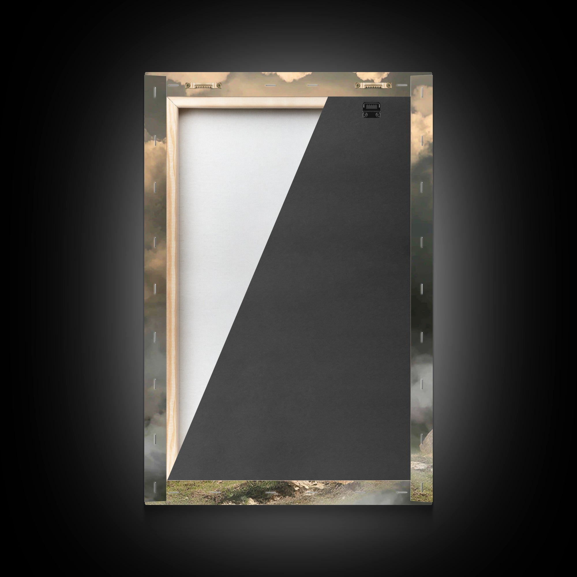 Enduring Savior – Framed Canvas Print – Large Jesus Painting – Christian Art – Christian Wall Art – Moody Christian Art – Christian Christm