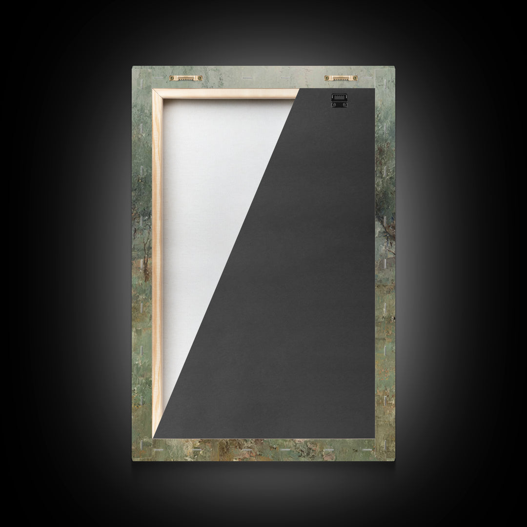 Garden Of Prayer – Framed Canvas Print – Christian Art Work – Jesus Painting – Christian Wall Art – Subtle Christian Art – Christian Decora