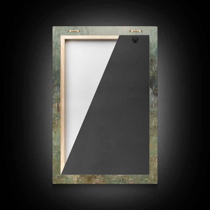 Garden Of Prayer – Framed Canvas Print – Christian Art Work – Jesus Painting – Christian Wall Art – Subtle Christian Art – Christian Decora
