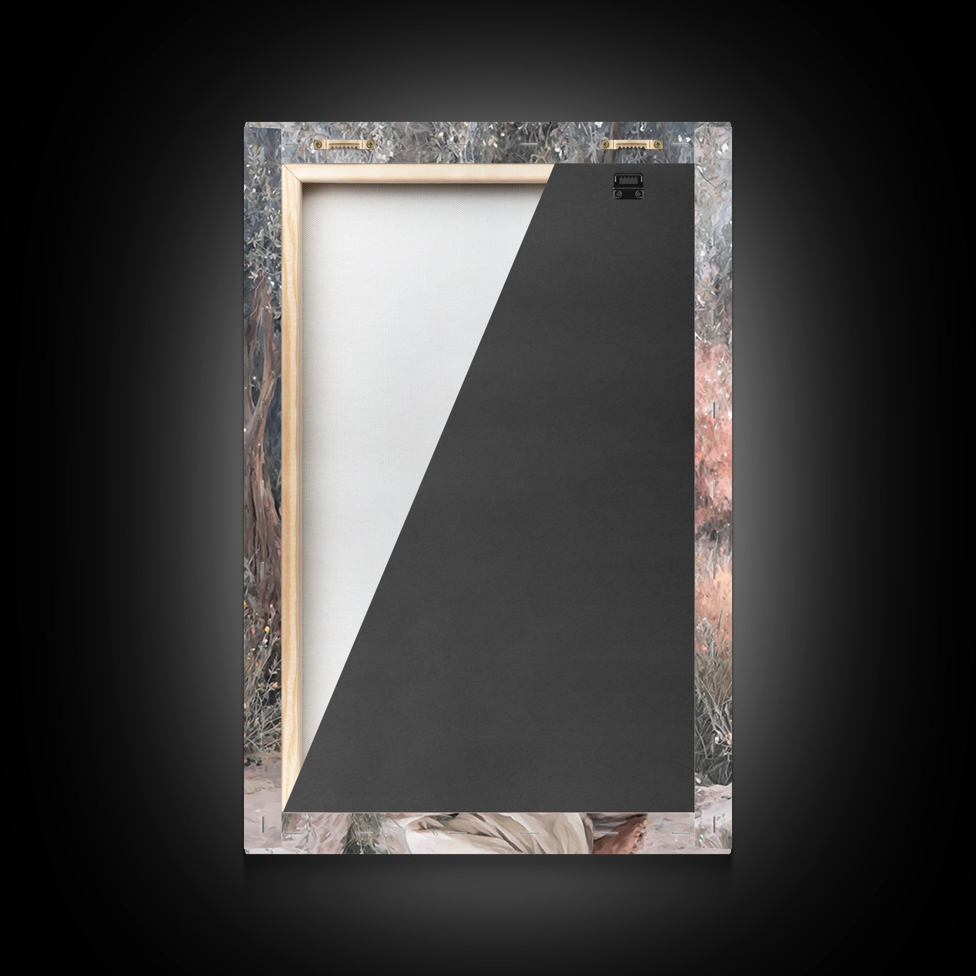 Radiant Petition – Framed Canvas Print – Christian Painting – Christian Art Canvas – Large Christian Art – Jesus Wall Art – Christian Gift