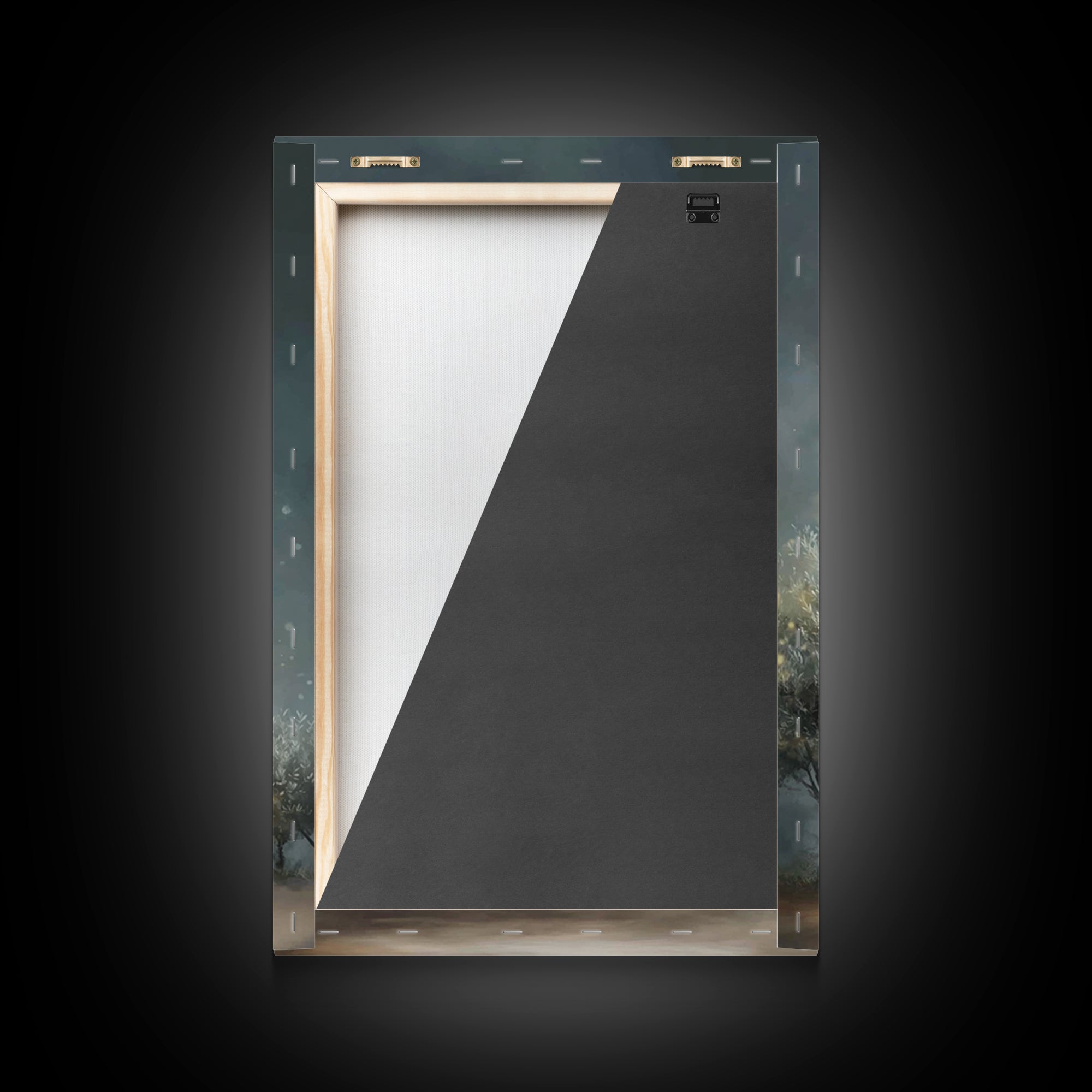 Sacred Solitude – Framed Canvas Print – Christian Art Canvas – Large Christian Painting – Jesus Wall Art – Vintage Christian Art – Christia