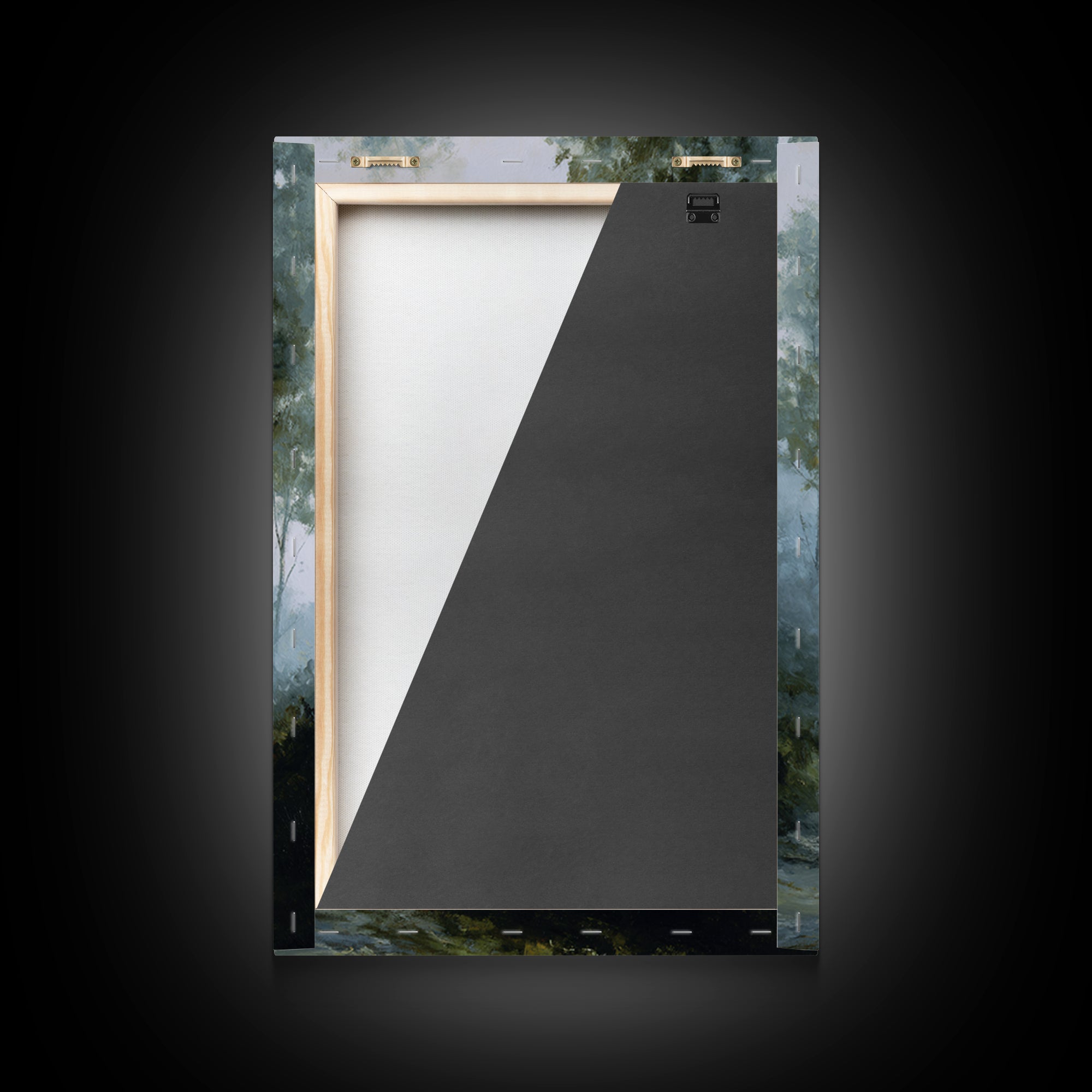 Silent Flock Journey – Framed Canvas Print – Christian Art Canvas – Christian Wall Art – Moody Christian Art – Jesus Painting – Christmas A
