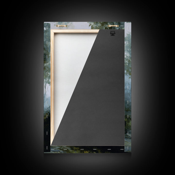 Silent Flock Journey – Framed Canvas Print – Christian Art Canvas – Christian Wall Art – Moody Christian Art – Jesus Painting – Christmas A