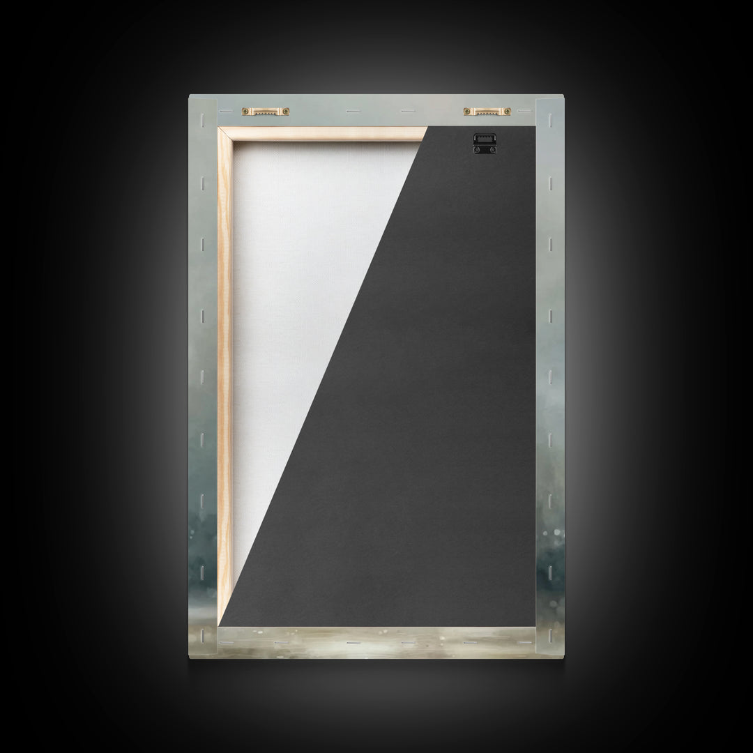 Humble Light – Framed Canvas Print – Christian Art Canvas – Christian Wall Art – Christian Painting – Christian Decor – Subtle Christian Ar