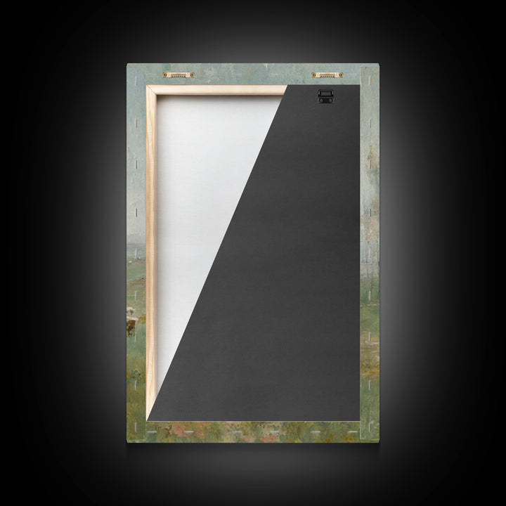 Spring Meadow Guide – Framed Canvas Print – Christian Art Canvas – Christian Painting – Christian Wall Art – Christian Gift – Subtle Christ