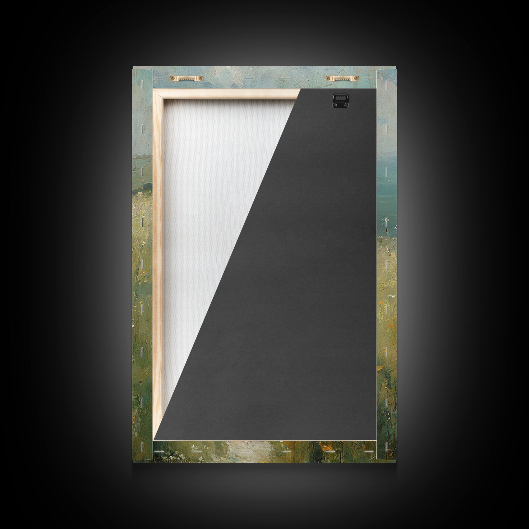 Morning Path Of Hope – Framed Canvas Print – Christian Wall Art – Jesus Painting – Christian Art Canvas – Christian Gift – Modern Christian