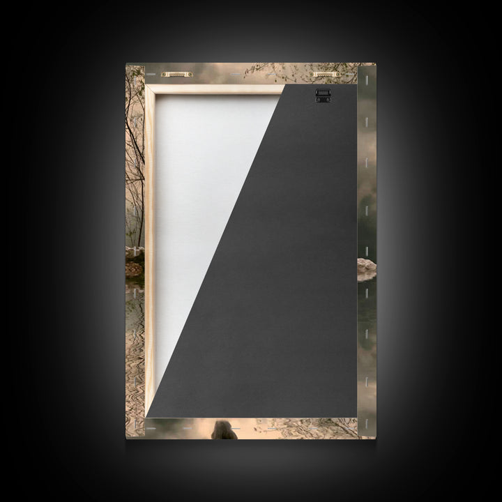Sacred Steps Dawn – Framed Canvas Print – Christian Wall Art – Jesus Painting – Modern Christian Art – Christian Art Canvas – Christian Gif