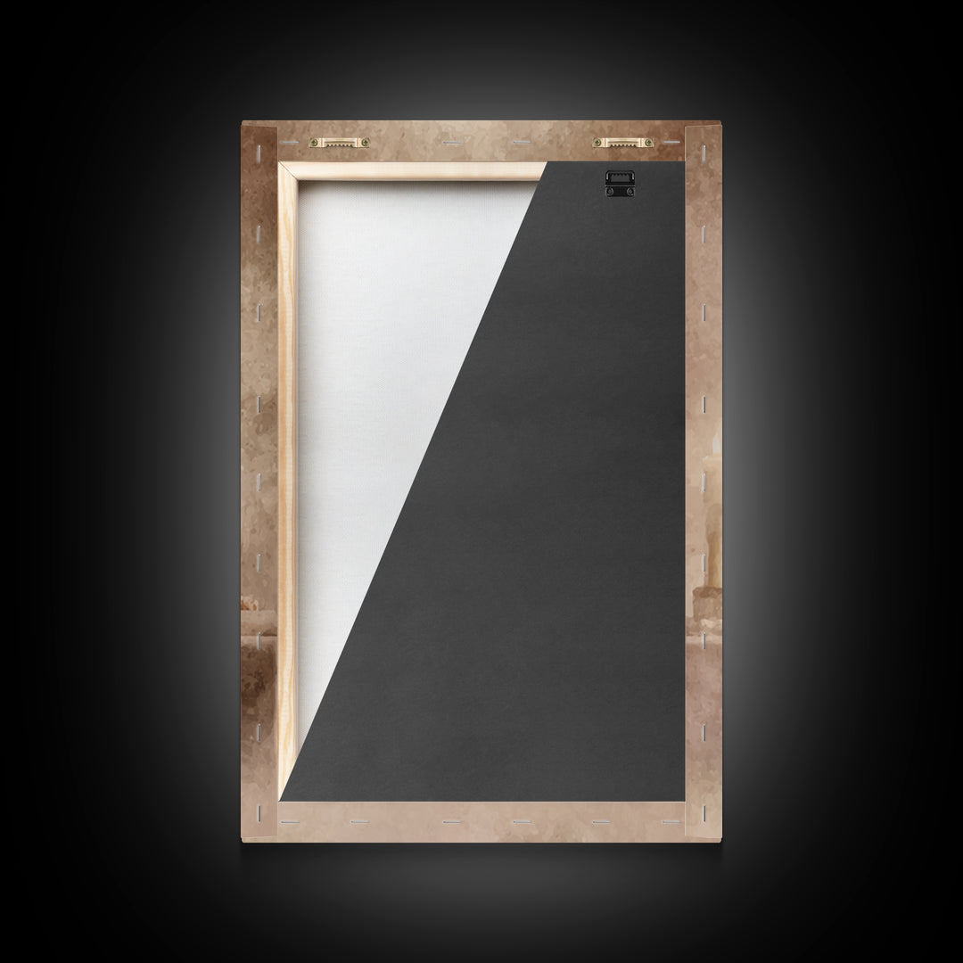 Chalice Of Peace – Framed Canvas Print – Christian Art Canvas – Christian Wall Art – Minimalist Christian Art – Christian Decoration
