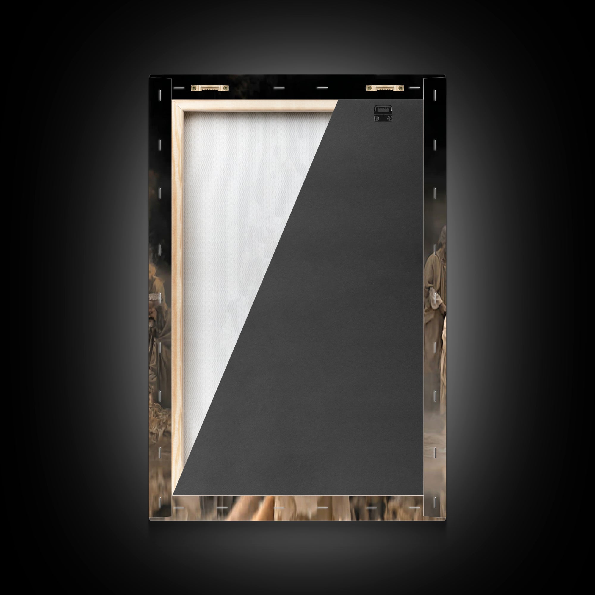 Quiet Servant Grace – Framed Canvas Print – Christian Wall Art – Jesus Painting – Christian Art Canvas – Christian Decor – Modern Christian
