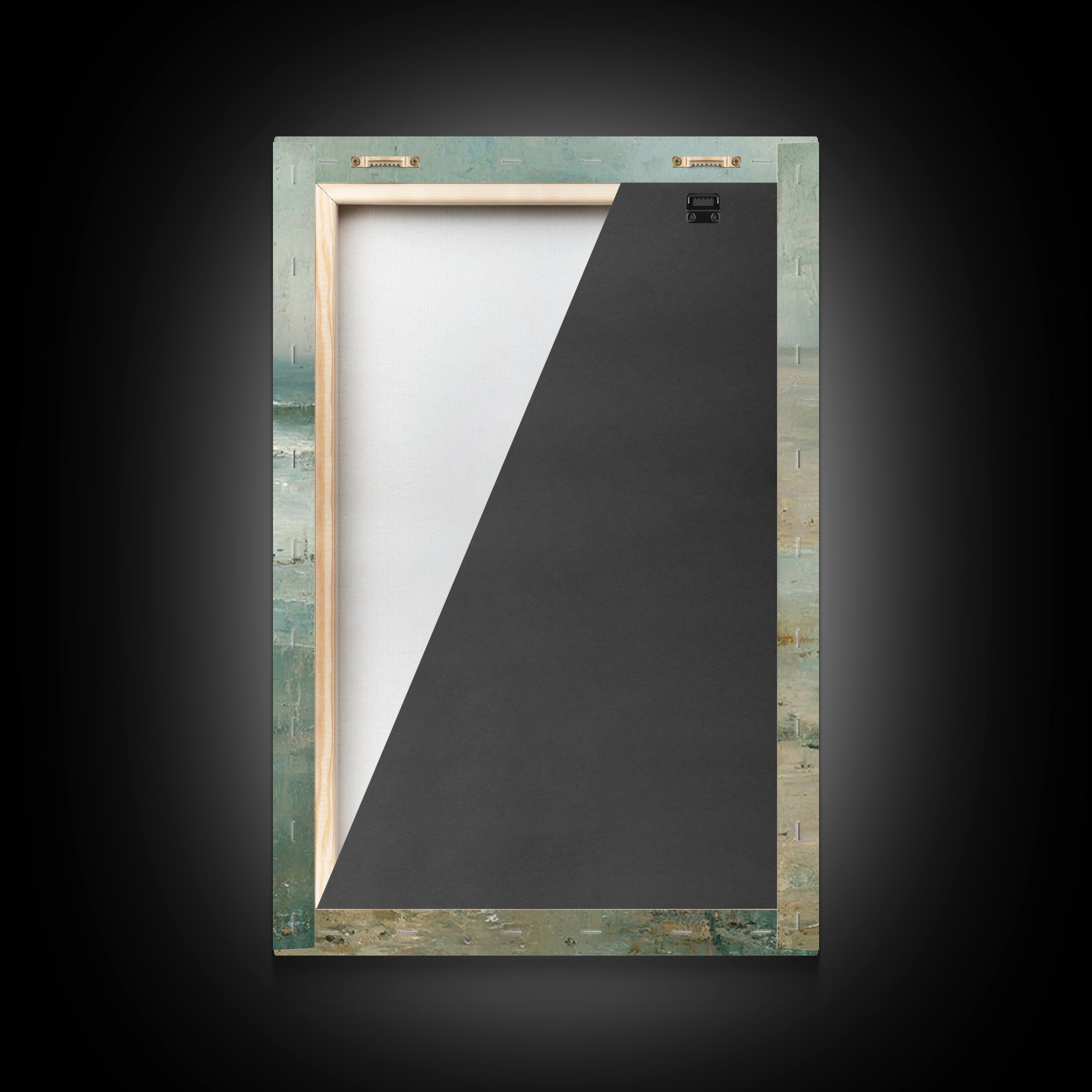 Silent Tide Prayer | Framed Canvas Print | Christian Wall Art | Christian Art Canvas | Christian Painting | Minimalist Christian Art | Chri