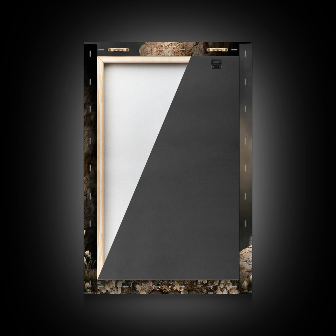 Sacred Vigil – Framed Canvas Print – Christian Wall Art – Christian Art Canvas – Christian Painting – Moody Christian Art – Christian Art G
