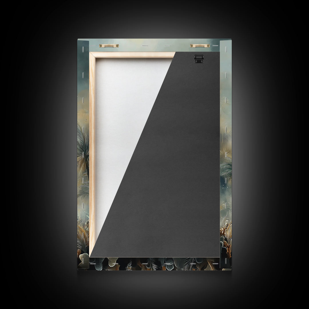 Palm Gate Hosanna – Framed Canvas Print – Christian Art – Christian Wall Art – Christian Art Painting – Moody Christian Art