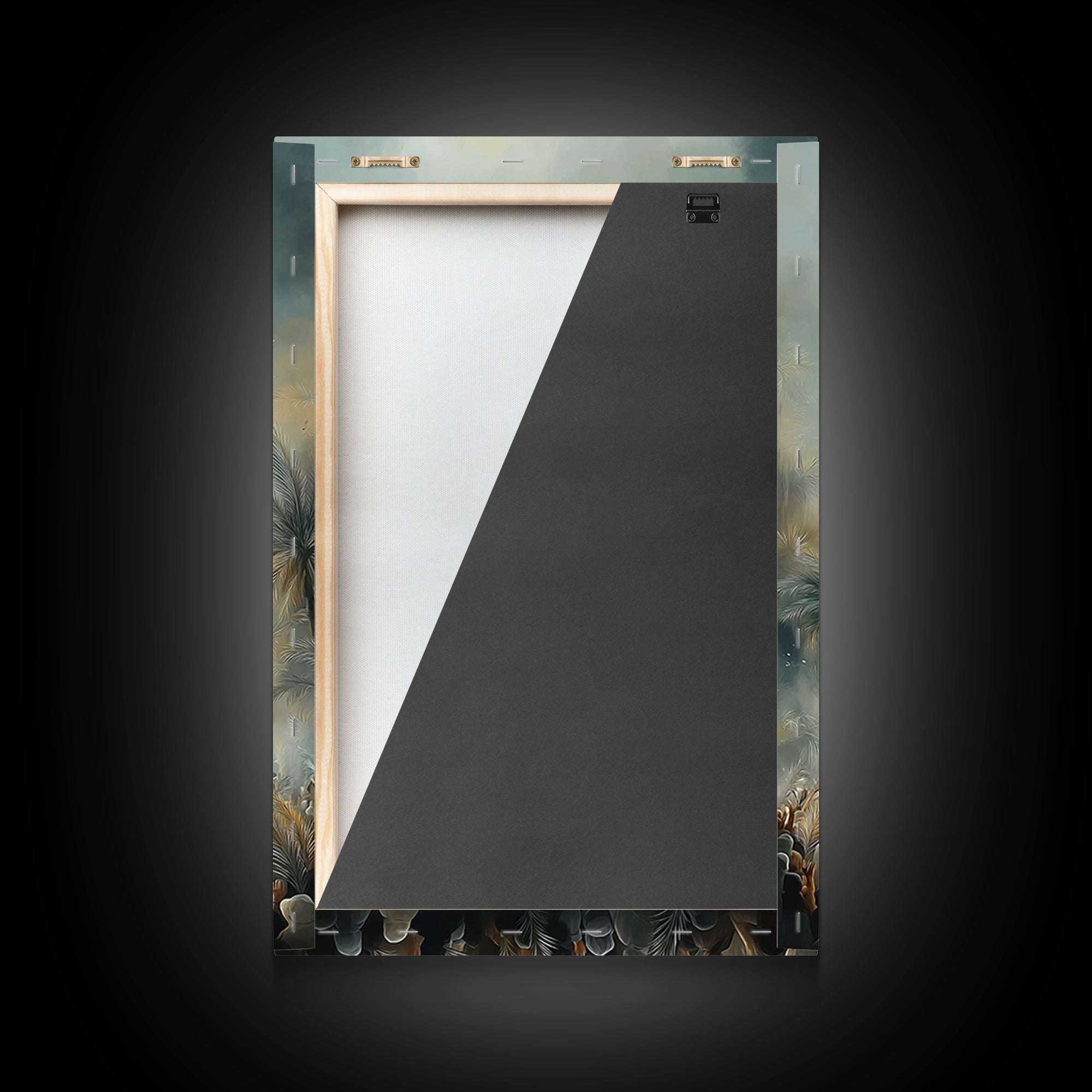 Palm Gate Hosanna – Framed Canvas Print – Christian Art – Christian Wall Art – Christian Art Painting – Moody Christian Art