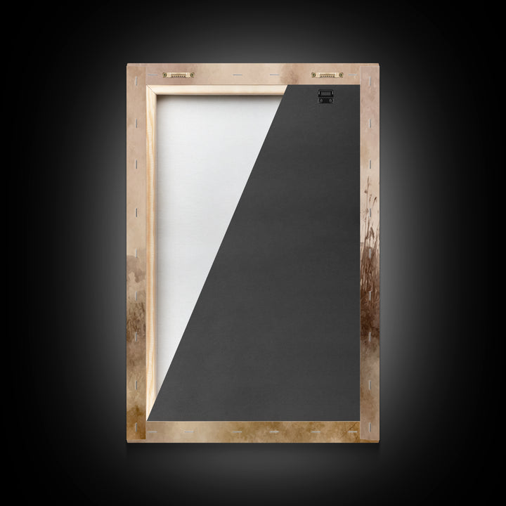 Guiding Shepherd Glow – Framed Canvas Print – Christian Art Work – Jesus Art Print – Christian Wall Art – Minimalist Christian Art