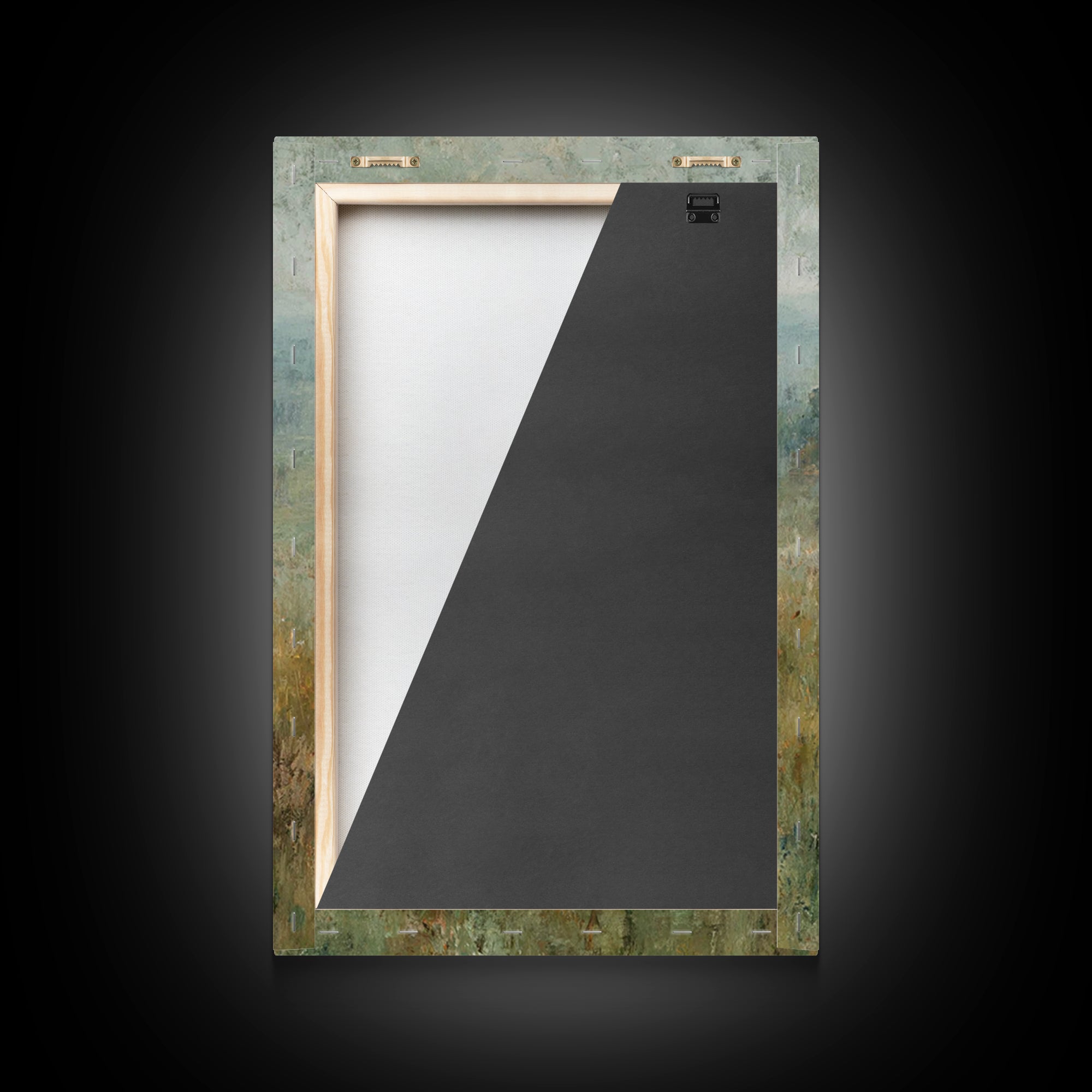 Hillside Blessing - Framed Canvas Print - Jesus Painting - Christian Art Canvas - Christian Wall Art - Pastoral Scenery - Christian Gift Id
