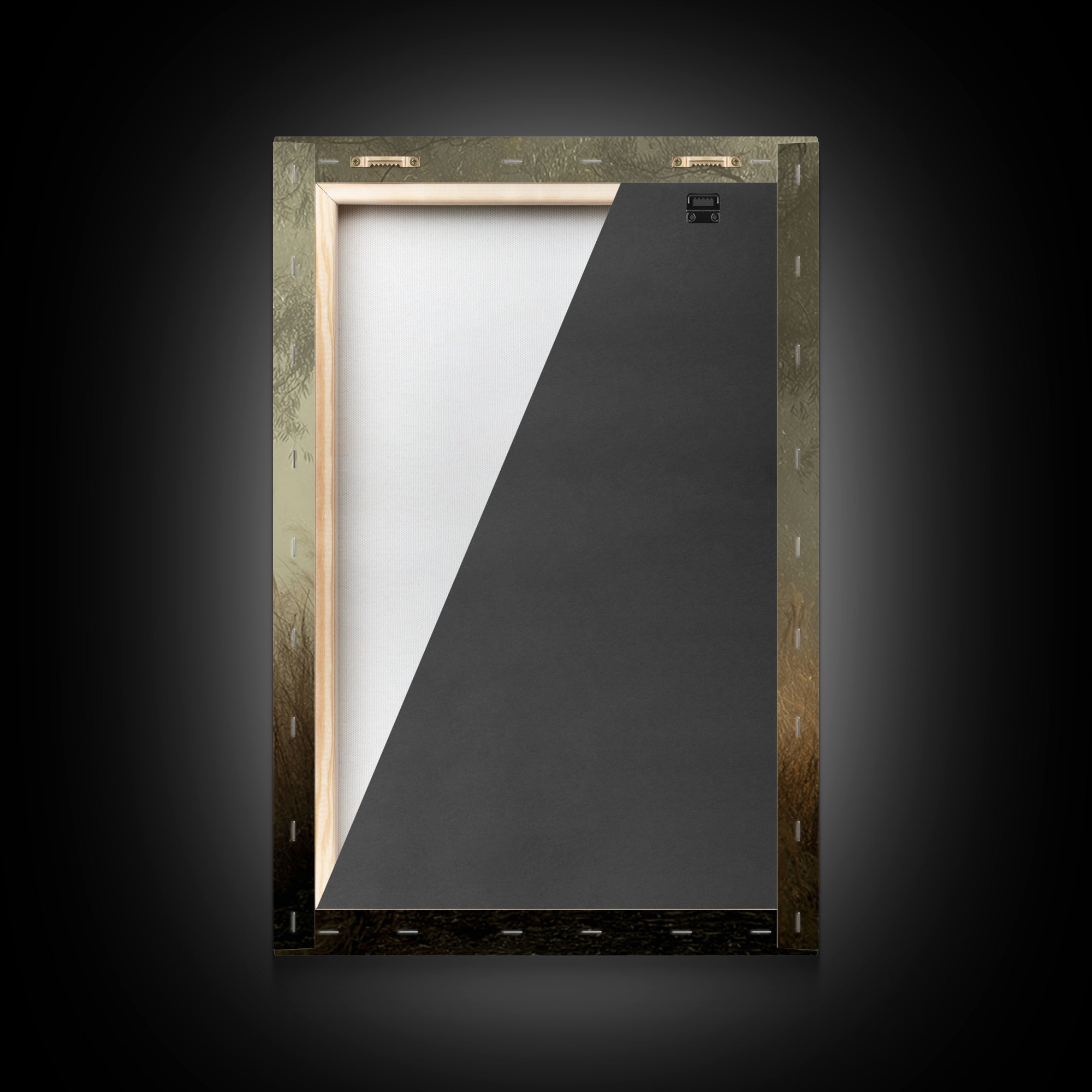 Silent Way – Framed Canvas Print – Christian Wall Art – Moody Christian Art – Christian Art Canvas – Jesus Painting – Christian Art Gift