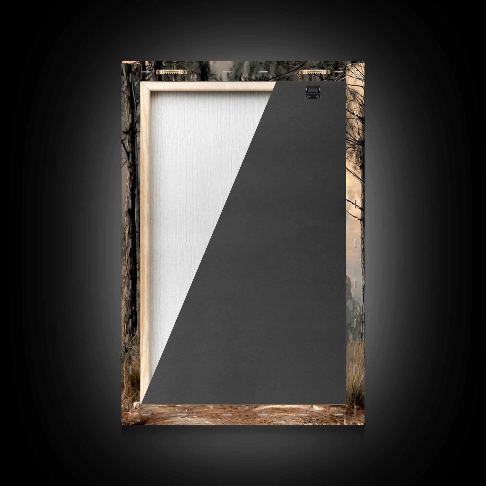 Autumn Ascent – Framed Canvas Print – Christian Wall Art – Jesus Painting – Christian Art Canvas – Minimalist Christian Art – Christian Dec