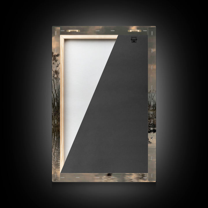 Evening Shepherd Hope – Framed Canvas Print – Christian Art Canvas – Christian Wall Art – Jesus Painting – Christian Christmas Art – Subtle