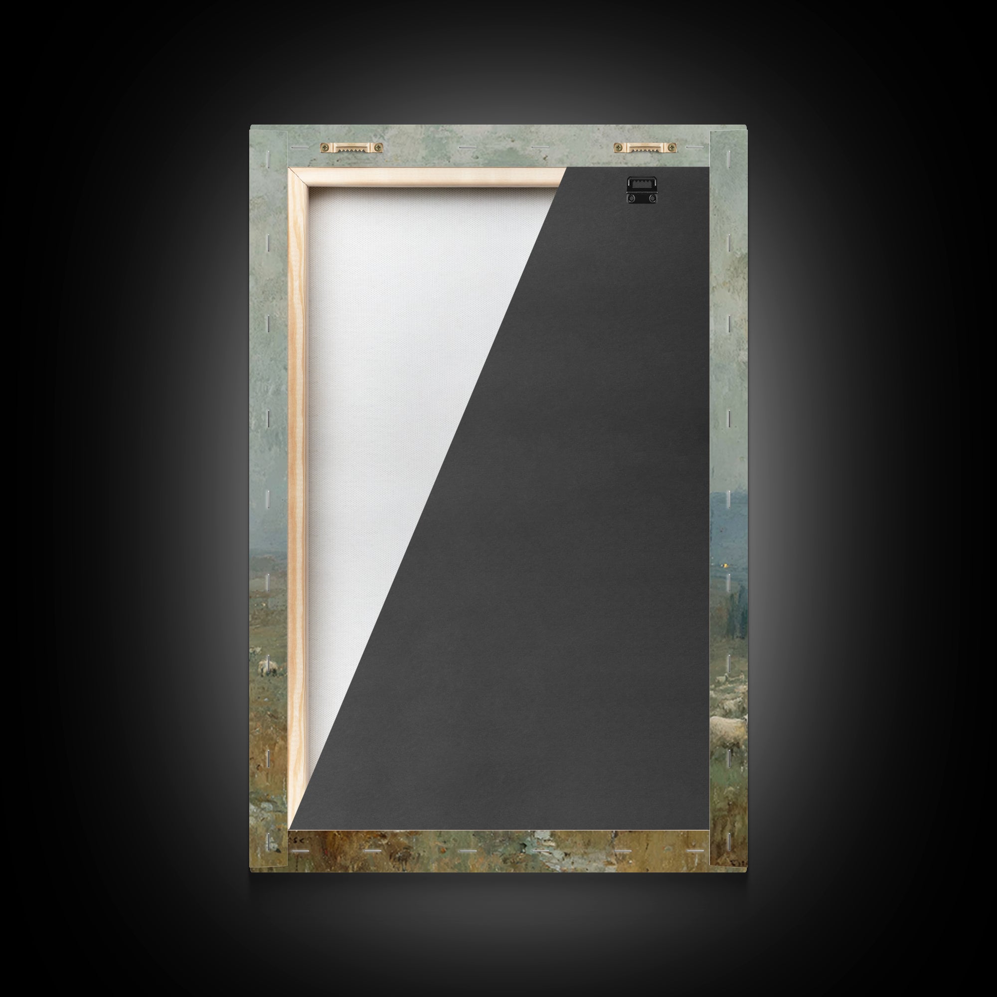 Bethlehem Horizon Star – Framed Canvas Print – Christian Wall Art – Christian Christmas Art – Christian Art Canvas – Pastoral Scenery – Chr