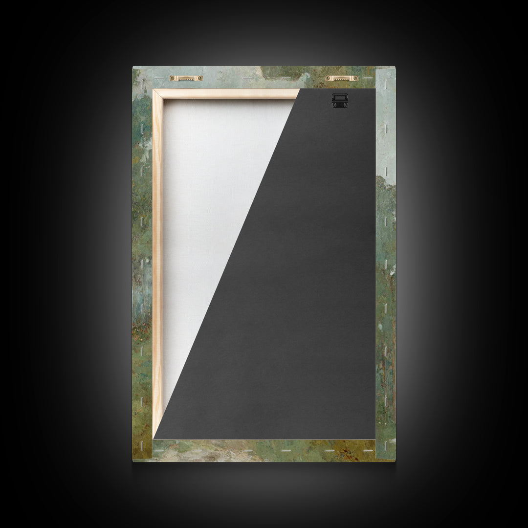 Quiet Pilgrim Way – Framed Canvas Print – Christian Art Canvas – Christian Wall Art – Vintage Christian Art – Christmas Wall Art – Christia