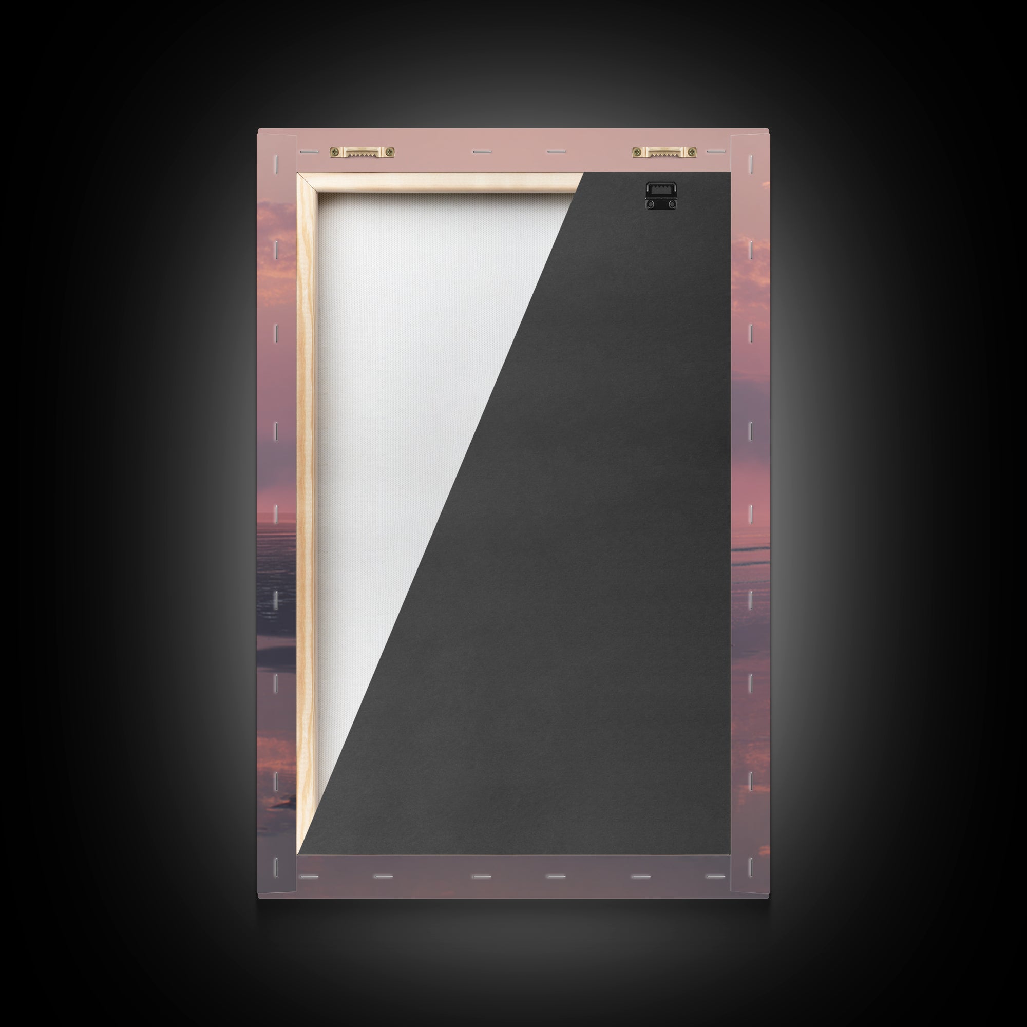 Dawn Walk Serenity – Framed Canvas Print – Christian Wall Art – Modern Christian Art – Christian Art Canvas – Christian Painting – Christia
