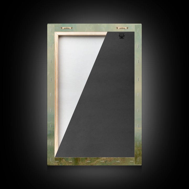 Cross On Horizon – Framed Canvas Print – Christian Art Work – Christian Wall Art – Subtle Christian Art – Christian Art Canvas – Christian