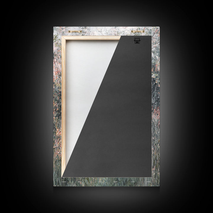 Field Of Compassion – Framed Canvas Print – Christian Art Canvas – Christian Wall Art – Vintage Christian Art – Christian Paintings – Chris