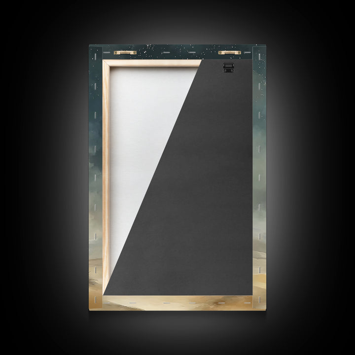 Star Of The Way – Framed Canvas Print – Christian Wall Art – Christian Art Canvas – Christmas Art – Jesus Painting – Christian Decorations