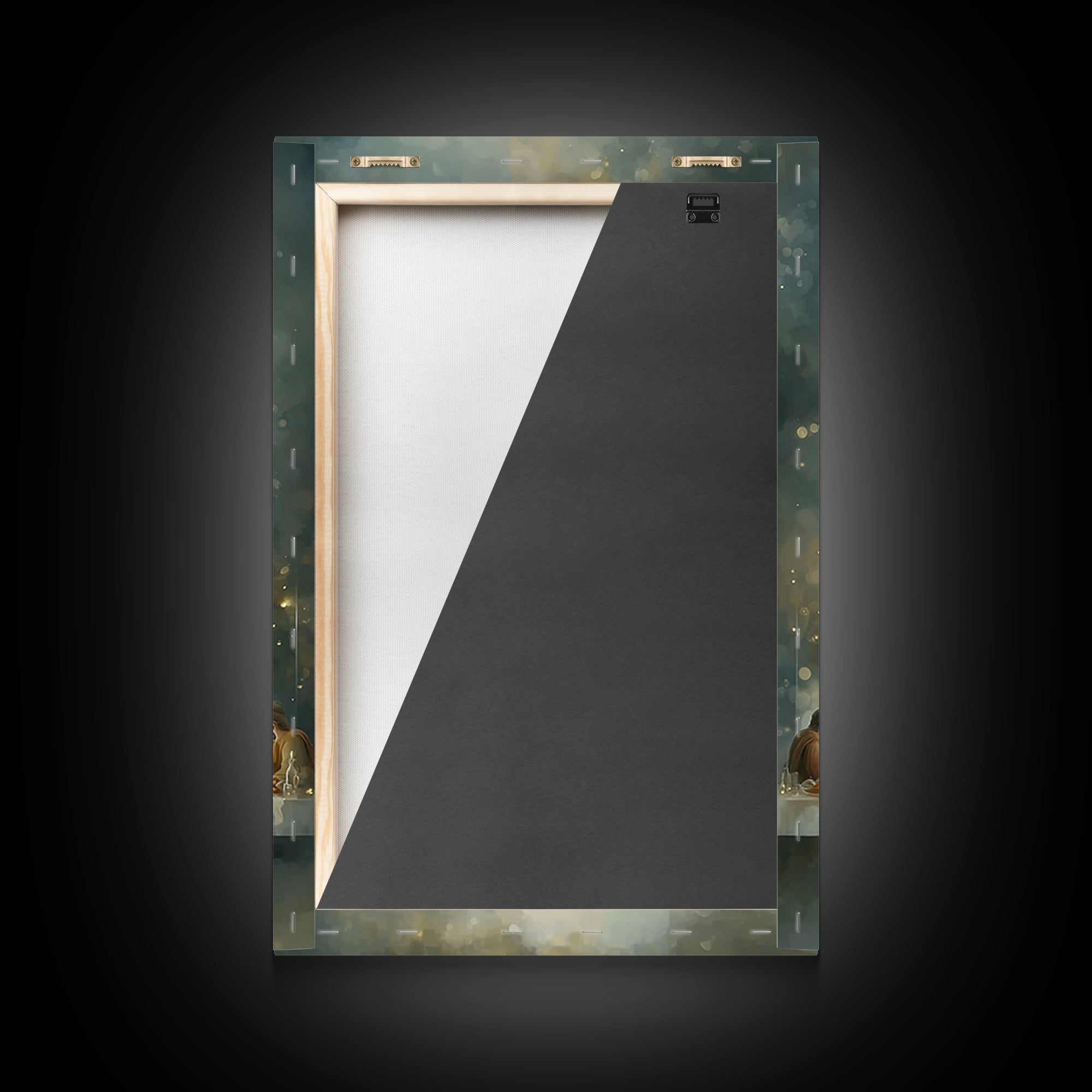Eternal Light – Framed Canvas Print – Christian Art – Jesus Painting – Christian Wall Art – Christian Christmas Art – Christian Art Canvas