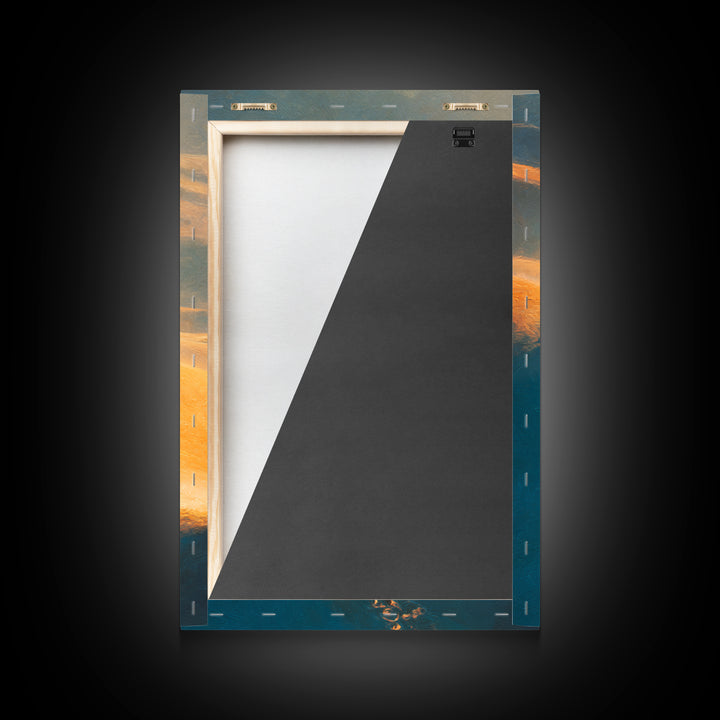 Dawn Of Promise – Framed Canvas Print – Christian Art Print – Christian Wall Art – Christmas Art – Christian Christmas – Modern Christian A