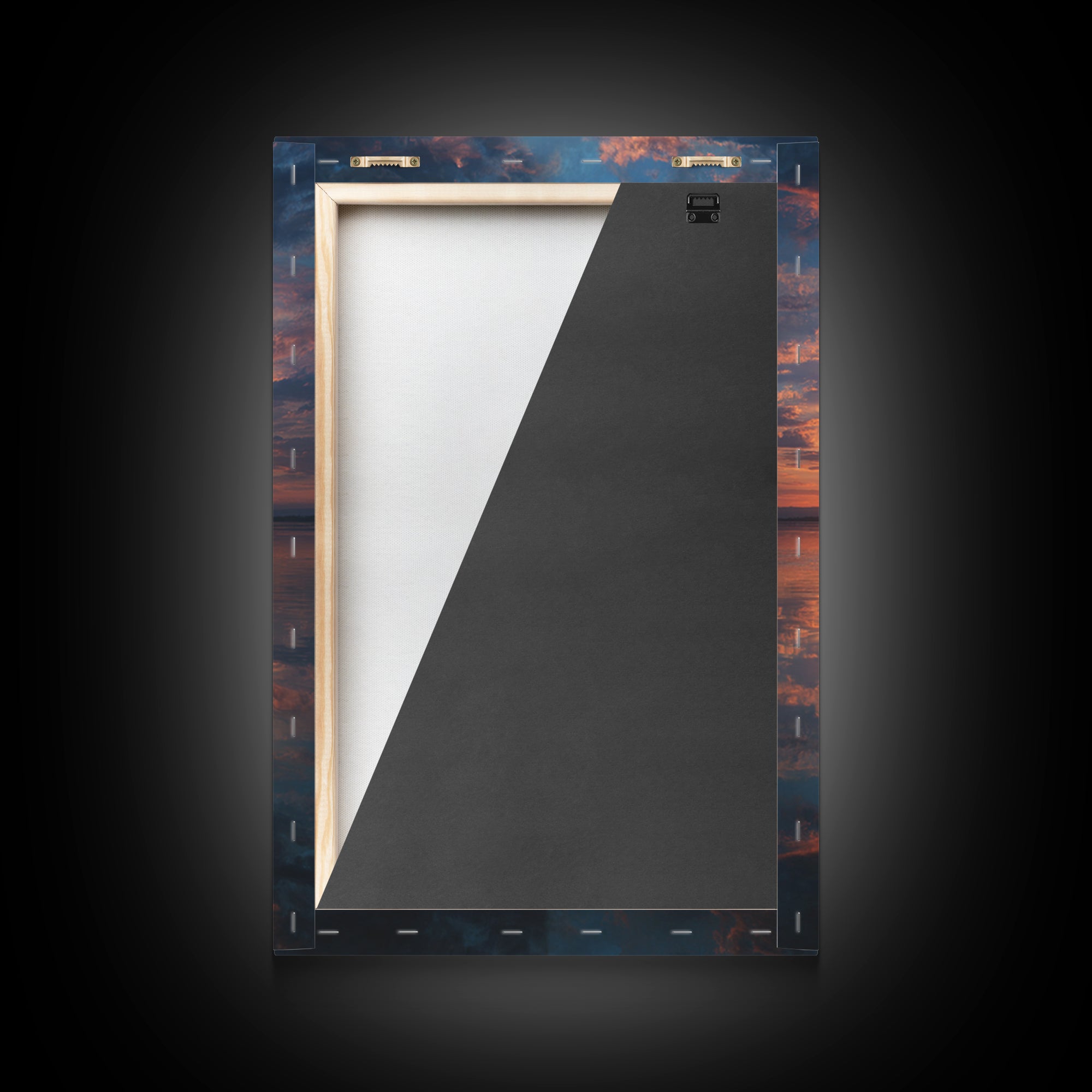 Sacred Reflection – Framed Canvas Print – Christian Wall Art – Christian Art Canvas – Jesus Painting – Modern Christian Art