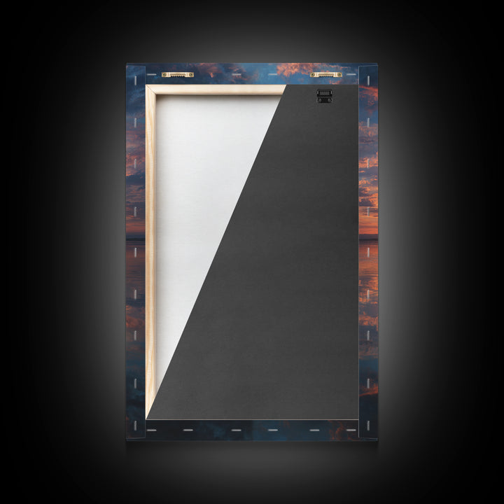 Sacred Reflection – Framed Canvas Print – Christian Wall Art – Christian Art Canvas – Jesus Painting – Modern Christian Art