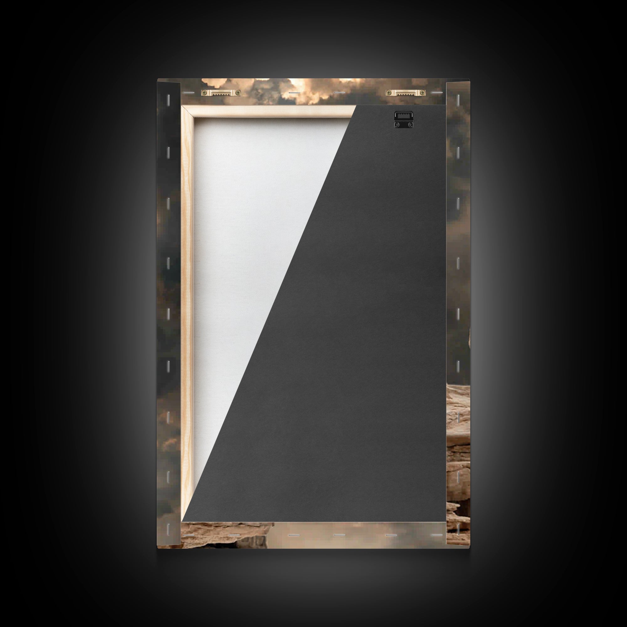 Quiet Summit Lamb, Framed Canvas Print, Christian Wall Art, Christian Art Canvas, Minimalist Christian Art, Christian Decor, Pastoral Scene