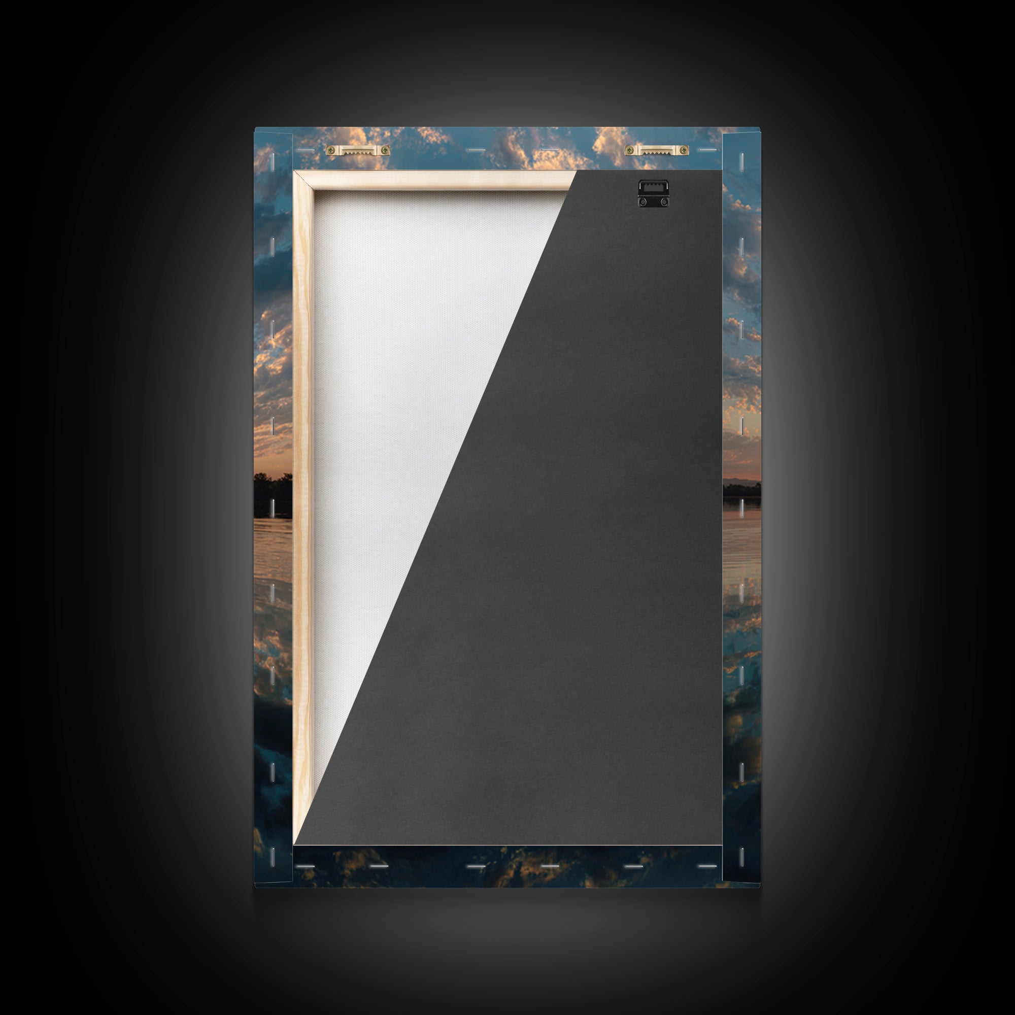 Heavenly Horizon – Framed Canvas Print – Christian Wall Art – Jesus Canvas Art – Christian Art Canvas – Christian Art Print – Modern Christ