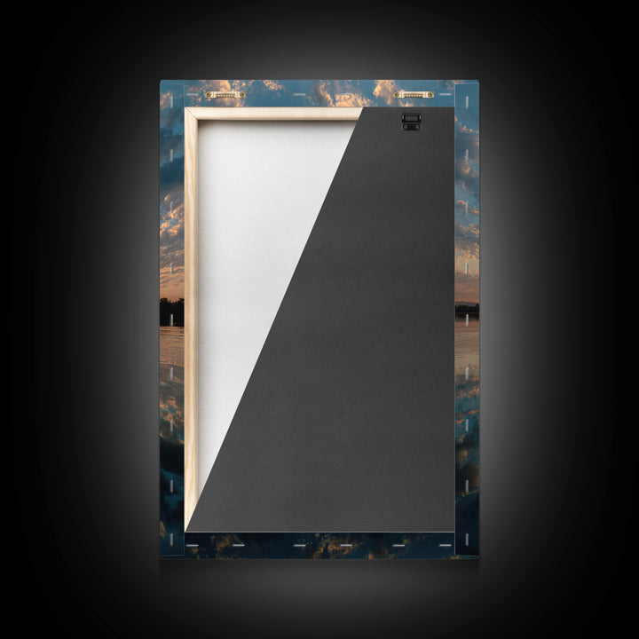 Heavenly Horizon – Framed Canvas Print – Christian Wall Art – Jesus Canvas Art – Christian Art Canvas – Christian Art Print – Modern Christ