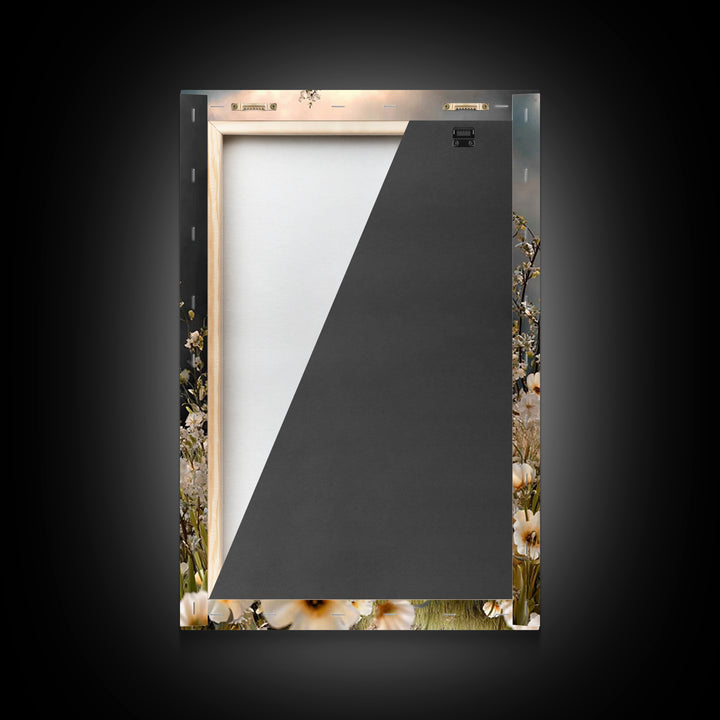 Blossoms Of Grace - Framed Canvas Print - Christian Wall Art - Christian Art Canvas - Jesus Painting - Christian Decor - Christian Gift