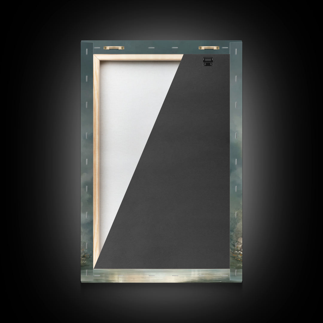 Morning Of Peace - Framed Canvas Print - Christian Wall Art - Modern Christian Art - Subtle Christian Art - Christian Art Canvas - Christia
