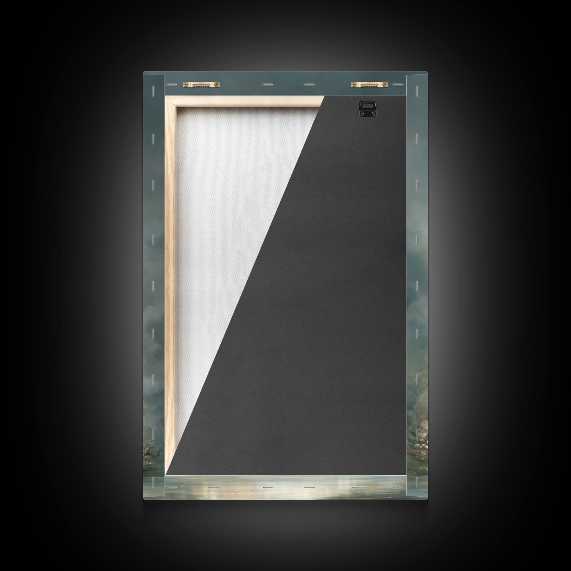 Morning Of Peace - Framed Canvas Print - Christian Wall Art - Modern Christian Art - Subtle Christian Art - Christian Art Canvas - Christia