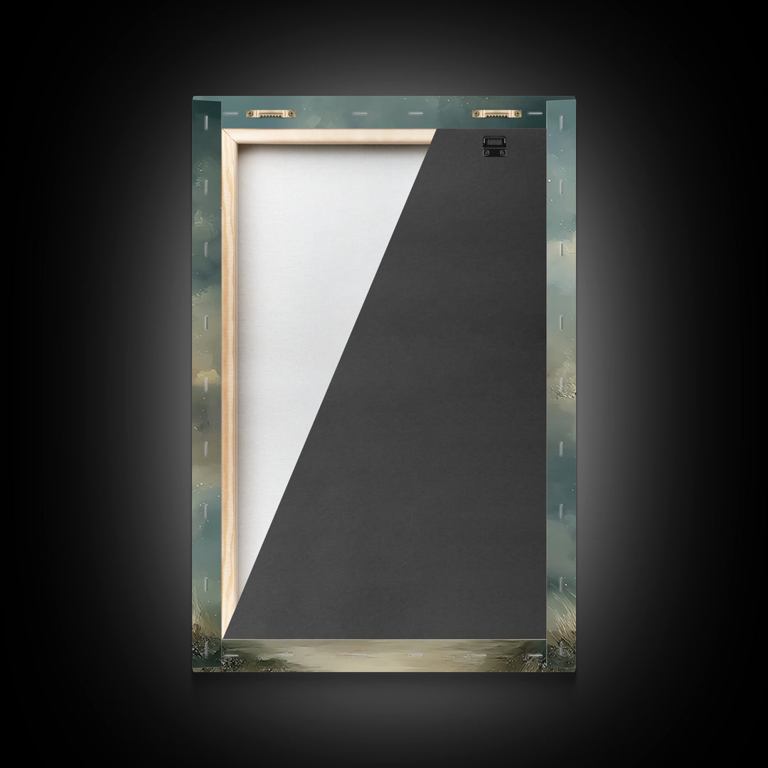Heavenly Walk Light – Framed Canvas Print – Christian Wall Art – Jesus Painting – Christian Art Canvas – Christian Christmas Art