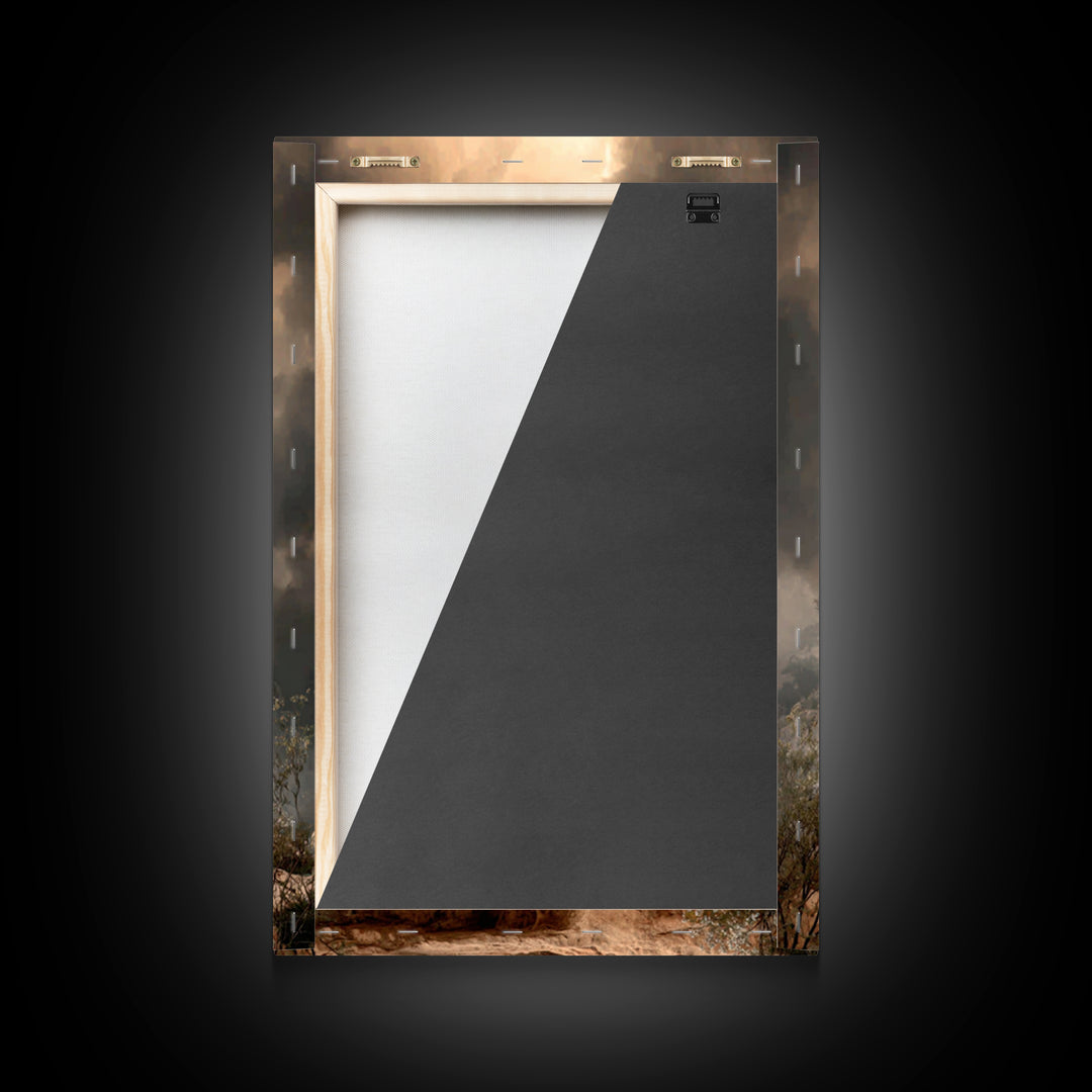 Summit of Glory – Framed Canvas Print – Christian Art Canvas – Christian Wall Art – Jesus Painting – Modern Christian Art – Christian Gift